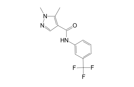 1H-Pyrazole-4-carboxamide, 1,5-dimethyl-N-[3-(trifluoromethyl)phenyl]-