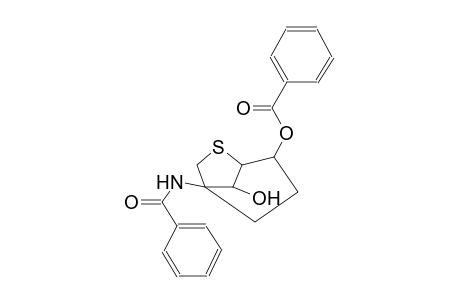 1-(benzoylamino)-8-hydroxy-6-thiabicyclo[3.2.1]oct-4-yl benzoate