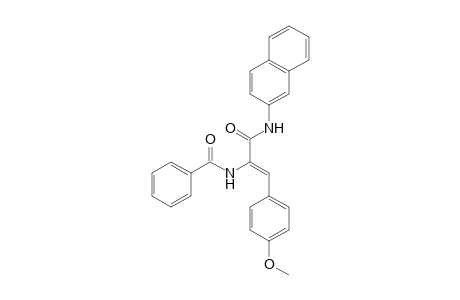 N-[2-(4-methoxy-phenyl)-1-(naphthalen-2-ylcarbamoyl)-vinyl]-benzamide