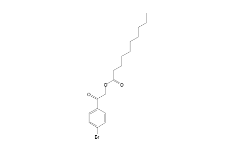 DECANOIC ACID, ESTER WITH 4'-BROMO-2-HYDROXYACETOPHENONE