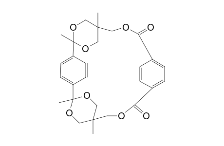 5,8,13,16-Tetramethyl-2,19-dioxo-3,7,14,18,24,27-hexaoxapentacyclo[18.2.2(5,8).2(9,12).2(13,16).2(1,20)]triaconta-9,11,20,22(1),25,29-hexaene