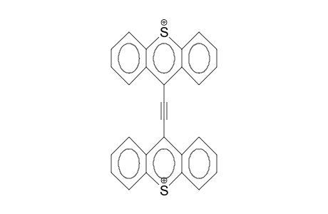 1,2-Bis(thioxanthen-9-ylium)-ethyne dication