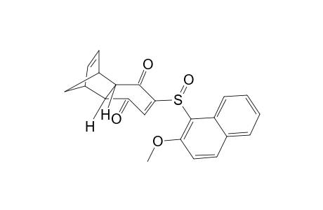 endo-[4aR,5S,8R,8aS,(S)S]-5,8-Methano-2(2'-methoxynaphthylsulfinyl)-4a,5,8,8a-tetrahydro-1,4-naphthoquinone