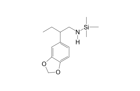 2-(3,4-Methylenedioxyphenyl)butan-1-amine TMS