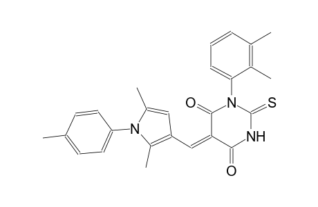 (5Z)-5-{[2,5-dimethyl-1-(4-methylphenyl)-1H-pyrrol-3-yl]methylene}-1-(2,3-dimethylphenyl)-2-thioxodihydro-4,6(1H,5H)-pyrimidinedione