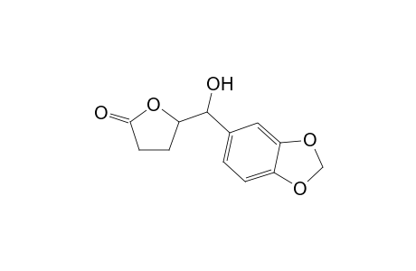 syn 2-[hydroxy-(3',4'-methylenedioxyphenyl)-methyl]-butyrolactone