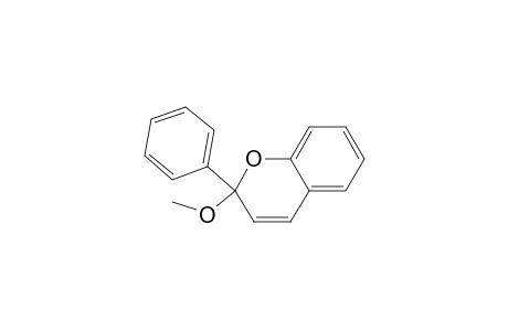 2H-1-Benzopyran, 2-methoxy-2-phenyl-