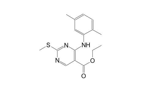 ethyl 4-(2,5-dimethylanilino)-2-(methylsulfanyl)-5-pyrimidinecarboxylate
