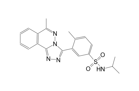 N-isopropyl-4-methyl-3-(6-methyl[1,2,4]triazolo[3,4-a]phthalazin-3-yl)benzenesulfonamide