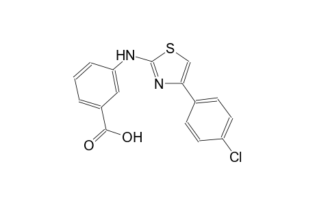 benzoic acid, 3-[[4-(4-chlorophenyl)-2-thiazolyl]amino]-