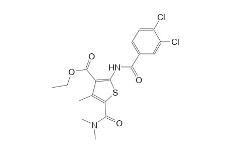 ethyl 2-[(3,4-dichlorobenzoyl)amino]-5-[(dimethylamino)carbonyl]-4-methyl-3-thiophenecarboxylate