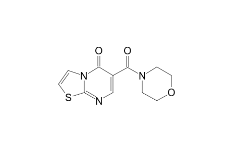 5H-Thiazolo[3,2-a]pyrimidin-5-one, 6-(4-morpholinylcarbonyl)-
