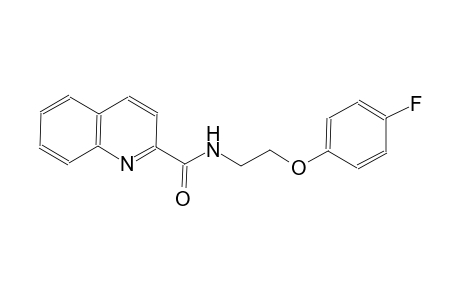 2-quinolinecarboxamide, N-[2-(4-fluorophenoxy)ethyl]-