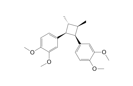 Benzene, 4-[(3,4-dimethoxyphenyl)dimethylcyclobutyl]-1,2-dimethoxy-