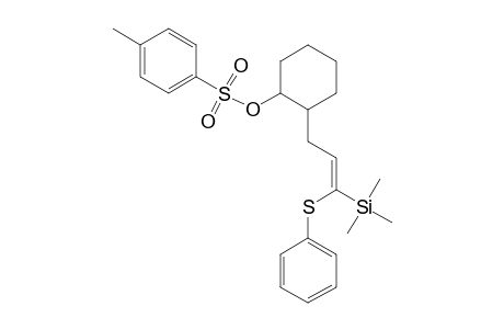 Cyclohexanol, 2-[3-(phenylthio)-3-(trimethylsilyl)-2-propenyl]-, 4-methylbenzenesulfonate
