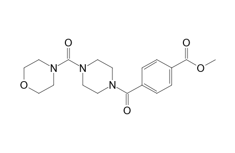 4-[4-(morpholine-4-carbonyl)piperazine-1-carbonyl]benzoic acid methyl ester