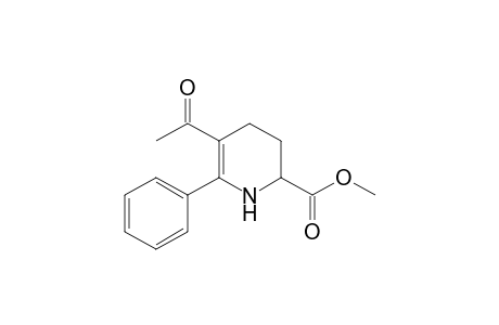 Methyl 5-acetyl-1,2,3,4-tetrahydro-6-phenylpyridine-2-carboxylate