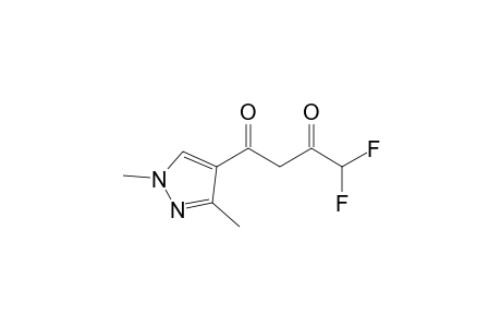 1-(1,3-dimethyl-4-pyrazolyl)-4,4-difluorobutane-1,3-dione