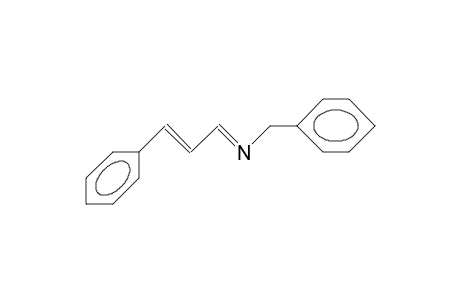 Benzenemethanamine, N-(3-phenyl-2-propenylidene)-, (E,E)-