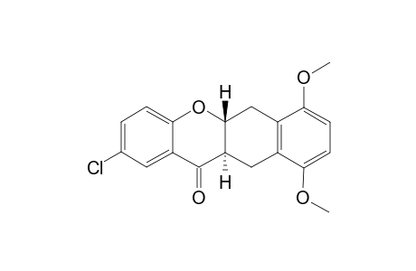 (trans)-2,5-Dimethoxy-10-chlorobenzo[b]-(1,6,6a,12a-tetrahydro)xanthone