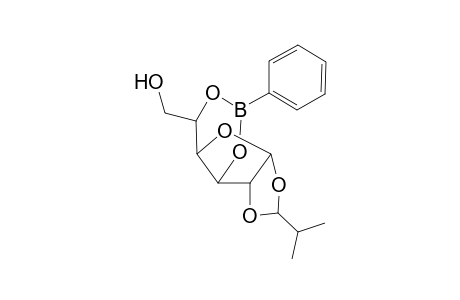 1,2 : 3,5-(Benzeneboronate) - hydroxymethyl - ( isopropylene-dioxy) derivative