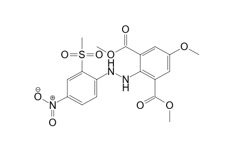 1,3-Benzenedicarboxylic acid, 5-methoxy-2-[2-[2-(methylsulfonyl)-4-nitrophenyl]hydrazinyl]-, dimethyl ester