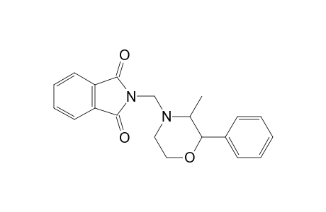 N-[(3-methyl-2-phenylmorpholino)methyl]phthalimide
