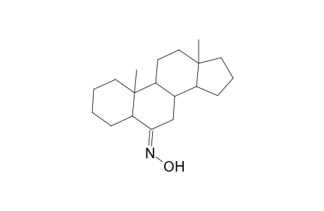 Androstan-6-one, oxime, (5.alpha.)-