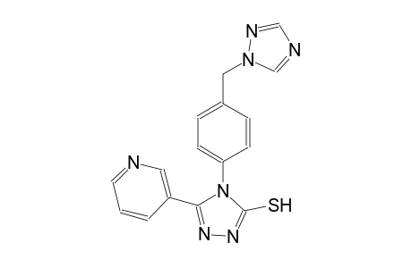 4H-1,2,4-triazole-3-thiol, 5-(3-pyridinyl)-4-[4-(1H-1,2,4-triazol-1-ylmethyl)phenyl]-