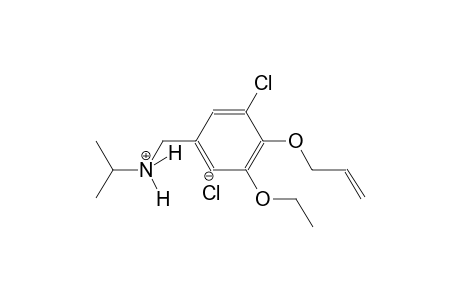 N-[4-(allyloxy)-3-chloro-5-ethoxybenzyl]-2-propanaminium chloride