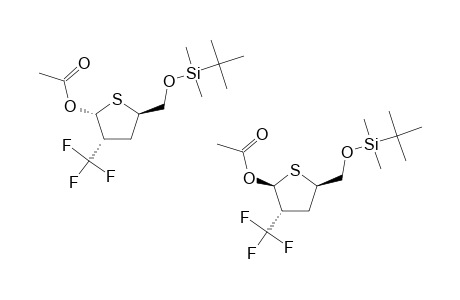 (3R,5R)-5-(TERT.-BUTYLDIMETHYL-SILANYLOXYMETHYL)-3-TRIFLUOROMETHYL-TETRAHYDRO-THIOPHEN-2-YL-ACETATE
