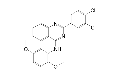 N-[2-(3,4-dichlorophenyl)-4-quinazolinyl]-N-(2,5-dimethoxyphenyl)amine