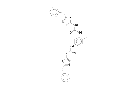 1,1'-(4-Methyl-1,3-phenylene)bis[3-(5-benzyl-1,3,4-thiadiazol-2-yl)urea]