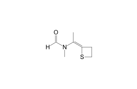 N-Methyl-N-[(Z)-1-(2-thietanylidene)ethyl]formamide