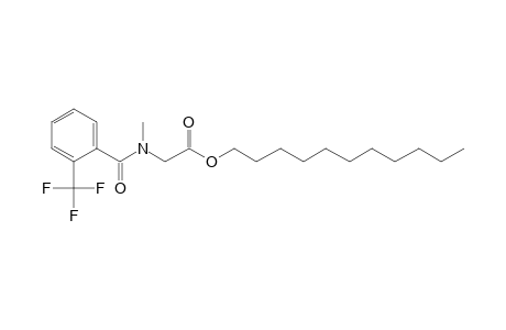 Sarcosine, N-(2-trifluoromethylbenzoyl)-, undecyl ester