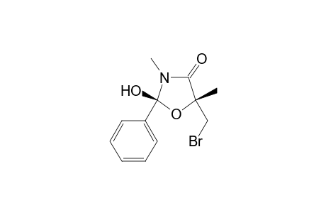 (2R,5R)-5-Bromomethyl-2-hydroxy-3,5-dimethyl-2-phenyloxazolidin-4-one