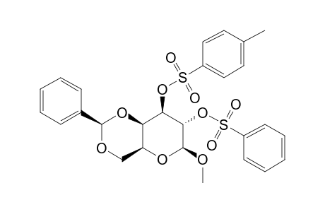 METHYL-2-O-BENZENESULFONYL-4,6-O-BENZYLIDENE-3-O-PARA-TOLUENESULFONYL-BETA-D-GALACTOSIDE