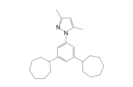 1-(3,5-Dicycloheptylphenyl)-3,5-dimethyl-1H-pyrazole