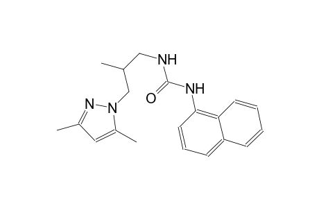 N-[3-(3,5-dimethyl-1H-pyrazol-1-yl)-2-methylpropyl]-N'-(1-naphthyl)urea