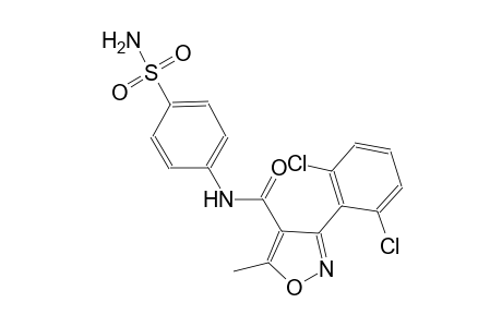 N-[4-(aminosulfonyl)phenyl]-3-(2,6-dichlorophenyl)-5-methyl-4-isoxazolecarboxamide