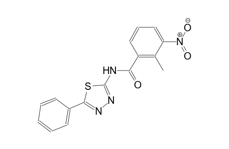 2-methyl-3-nitro-N-(5-phenyl-1,3,4-thiadiazol-2-yl)benzamide