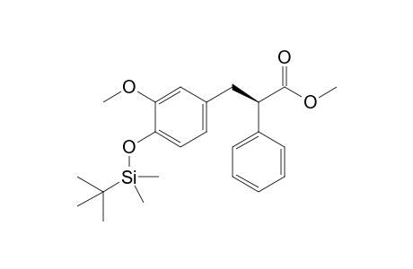(R)-Methyl 3-(4-tert-butyldimethylsilyloxy-3-methoxyphenyl)-2-phenylpropionate