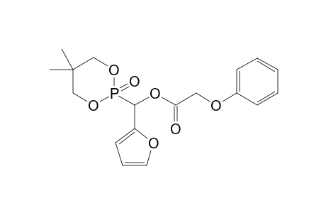 2-(phenoxyacetoxy)(2-furyl)methyl-5,5-dimethyl-1,3,2-dioxaphospha-2-onephosphonate