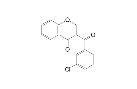 3-(3-chlorobenzoyl)-4H-chromen-4-one