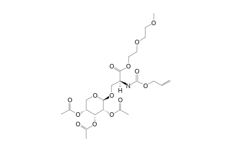 N-(ALLYLOXYCARBONYL)-O-(2,3,4-TRI-O-ACETYL-BETA-D-XYLOPYRANOSYL)-L-SERINE-(METHOXYETHOXY)-ETHYLESTER