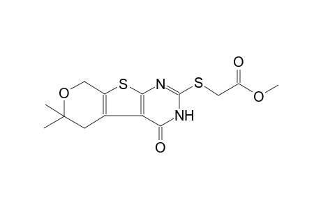 acetic acid, [(3,5,6,8-tetrahydro-6,6-dimethyl-4-oxo-4H-pyrano[4',3':4,5]thieno[2,3-d]pyrimidin-2-yl)thio]-, methyl ester