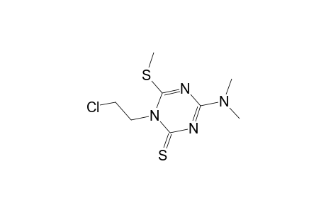 1-(2-Chloroethyl)-4-(dimethylamino)-6-(methylsulfanyl)-1,3,5-triazine-2(1H)-thione