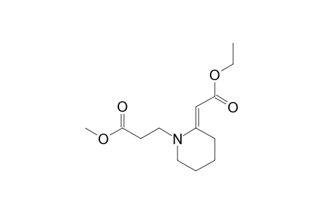 METHYL-3-[(2E)-2-(2-ETHOXY-2-OXOETHYLIDENE)-PIPERIDIN-1-YL]-PROPANOATE