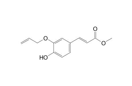 Methyl 3-(allyloxy)-4-hydroxycinnamate