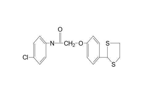 4'-chloro-2-[p-(1,3-dithiolan-2-yl)phenoxy]acetanilide